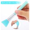 Silicone Brushes for Crafts, 7 Pcs Silicone Makeup Brush for Cream Cosmetics Lip Eye Cream Blending Tools (Green)