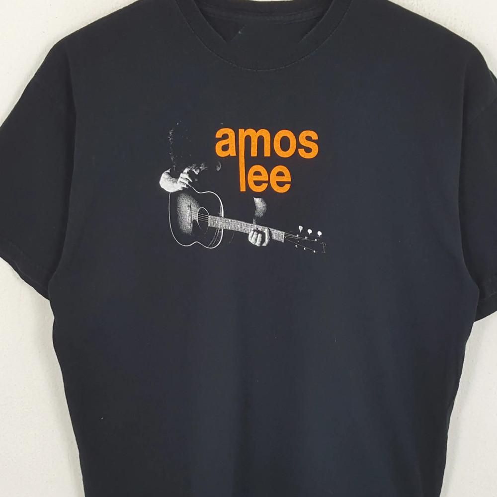 

Amos Lee VTG black T-shirt short sleeve Unisex All sizes Unisex T-Shirt XL