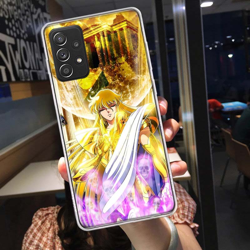 Saint Seiya Knights Of The Zodiac Phone Case for Samsung A54 A57 A37 A17 A14 A15 A12 A24 A34 A55 A35 A25 A52S A07 A05S A04S A22