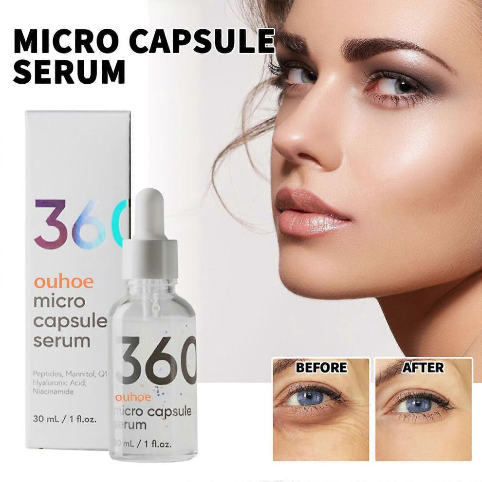 Sérum avec Micro Capsules Anti-âge Raffermissant Peau Rétrécissement des Pores Essence 30ml
