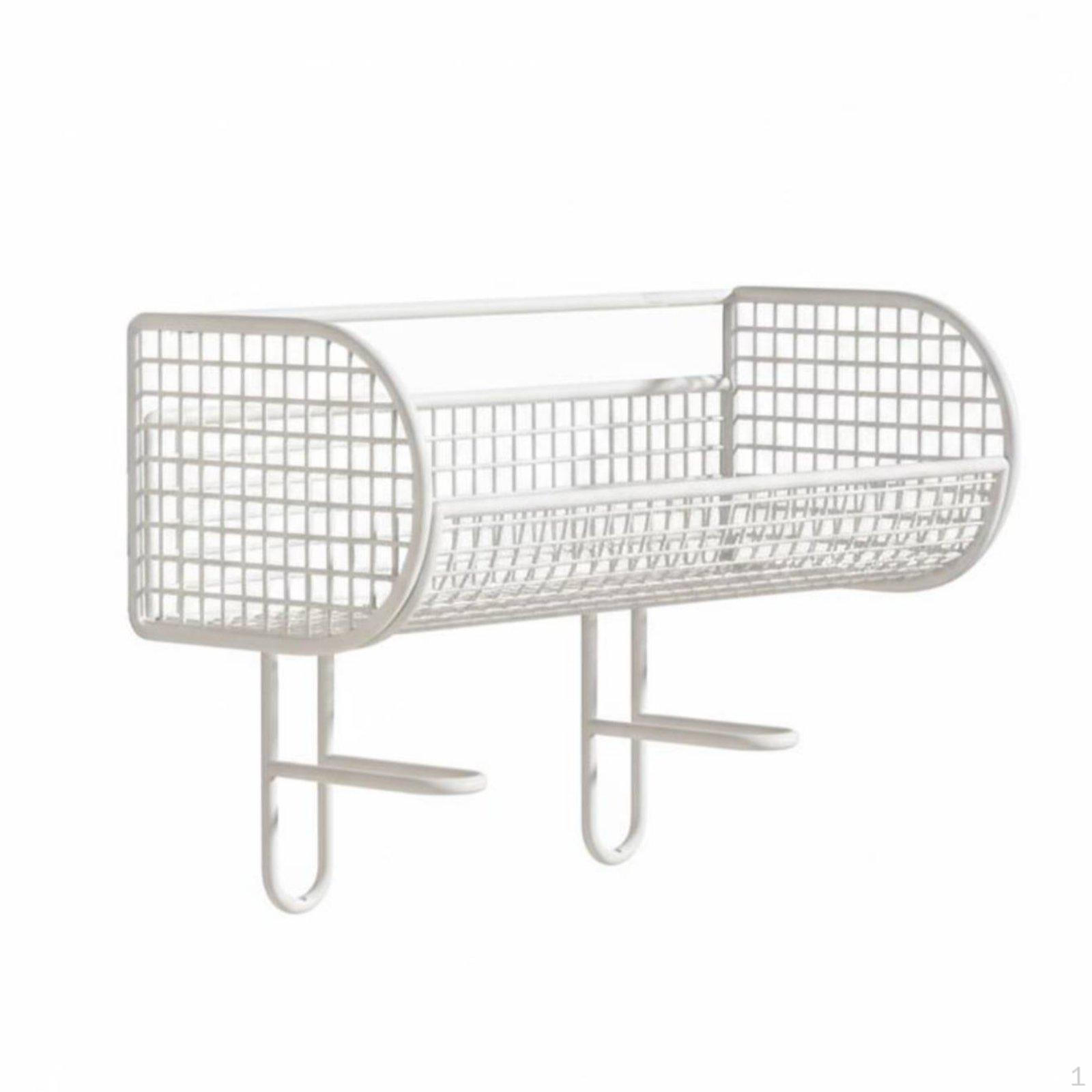 Over the Toilet Storage Rack Saving Shelf Large Capacity Lavatory for White Single Layer
