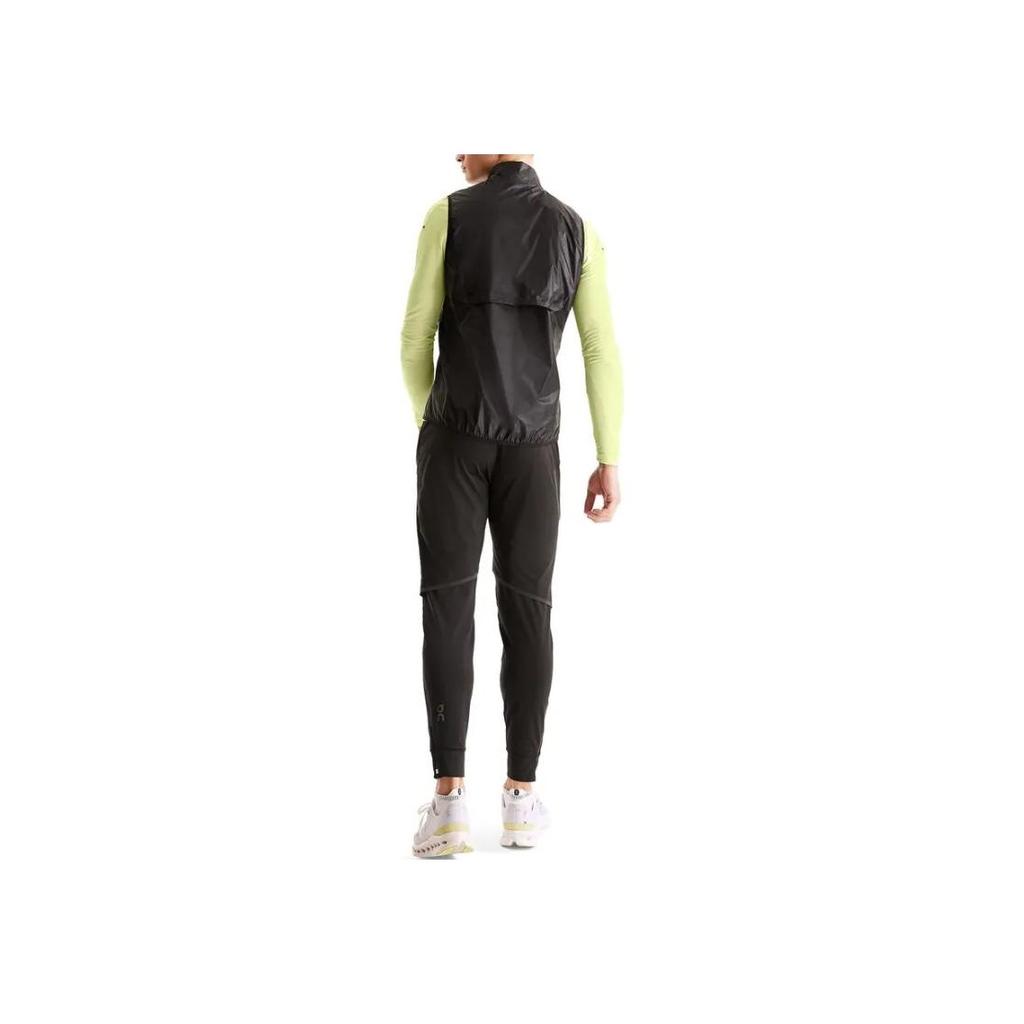 On Weather Vest Solid Color Warm Running Comfortable Sleeveless Vest Men Vests Black 1MD10480553