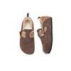 Fashion Women's Shoes Women's Closed Toe Slippers Cow Suede Leather Clogs Women's Sandals Retro Fashion Garden Mule Clog Slide 2024 New
