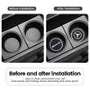LJX1  2pc Car Cup Holder Coaster Non Slip Pad Mat Interior Decor Accessorie For Mercedes Benz AMG GLC GLE CLA W206 W204 W205 W203 W211