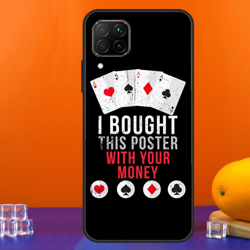 

Poker Cards For Huawei Nova Y90 Y91 Y60 Y70 Y72 Y61 9 10 SE 12i 12s 11i 5T P60 Pro P20 P30 P40 Lite Case Huawei P60 Pro