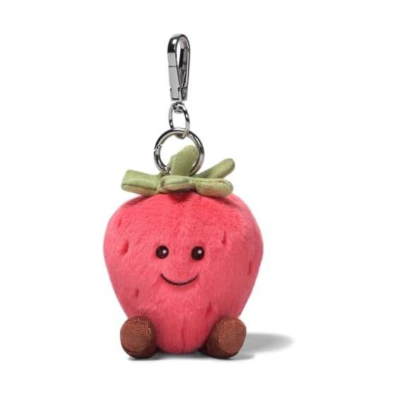 Cream Strawberry Bag Charm Strawberry Keychain MC600285B