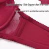 European & American Plus Size Lace Underwire Sexy Bra - Adjustable Fit