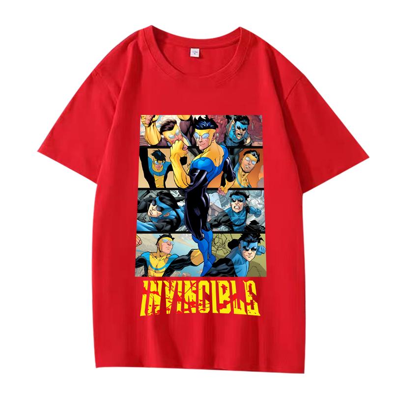 Vintage Invincible Základní tričko nové pánské dámské Oversized top 100% Bavlna krátký rukáv Letní potisk Unisex topy