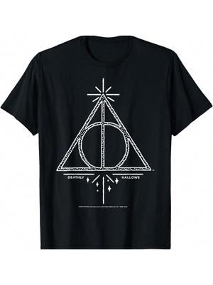Harry Potter Heiligtümer des Todes Symbol Line Art T-Shirt