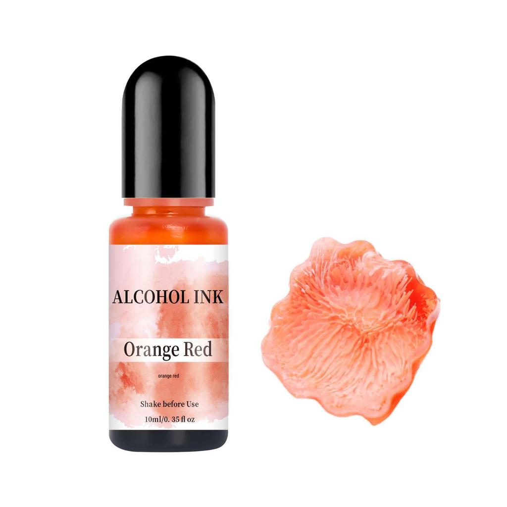 Automatic Diffusion 3D Bleeding Effect Crystal Epoxy Colorant - 30-Color DIY Alcohol Ink Set