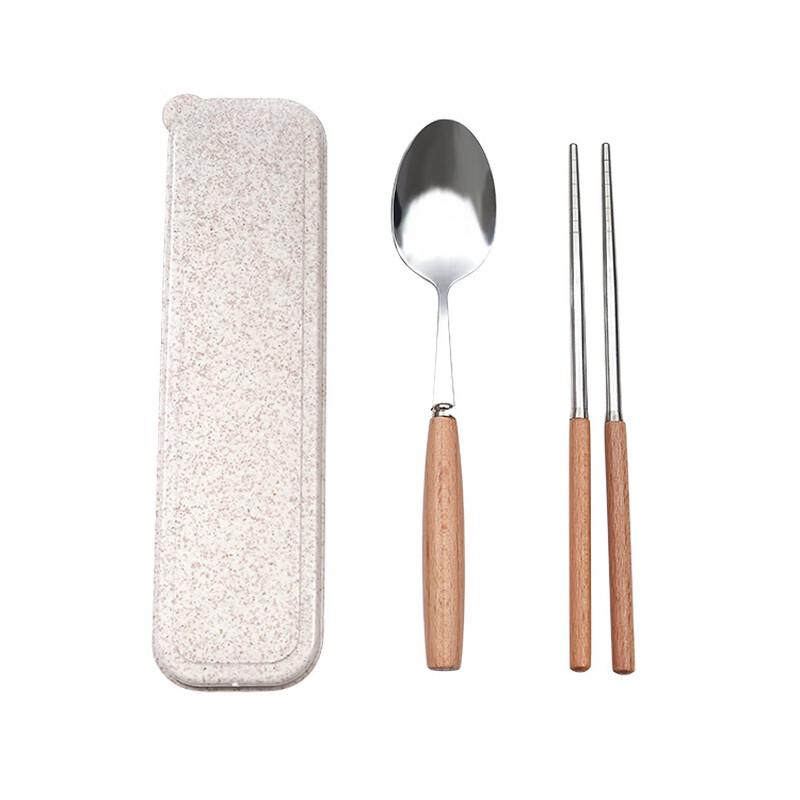 Portable Stainless Steel Chopsticks and Spoon Set