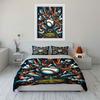 Baseball Sports Action Art Print Multiple Sizes Kid'S And Adults' Bedroom Exquisite 3Pc Bedding Set, Gift
