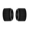 Engine Cover Rubber Mounting 2PCS Black For Mat Plastic New Parts
