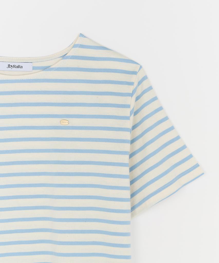 JBYRARA St Slim Fit Short Sleeve T-Shirt_Sky Blue