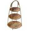 Ruhan Double-Layer Imitation Bamboo Fruit Basket