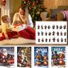 Mit 24 Hundeanhängern Hunde Adventskalender Weihnachts-Hängeornament Heimdekor Ornament Adventskalender Acryl