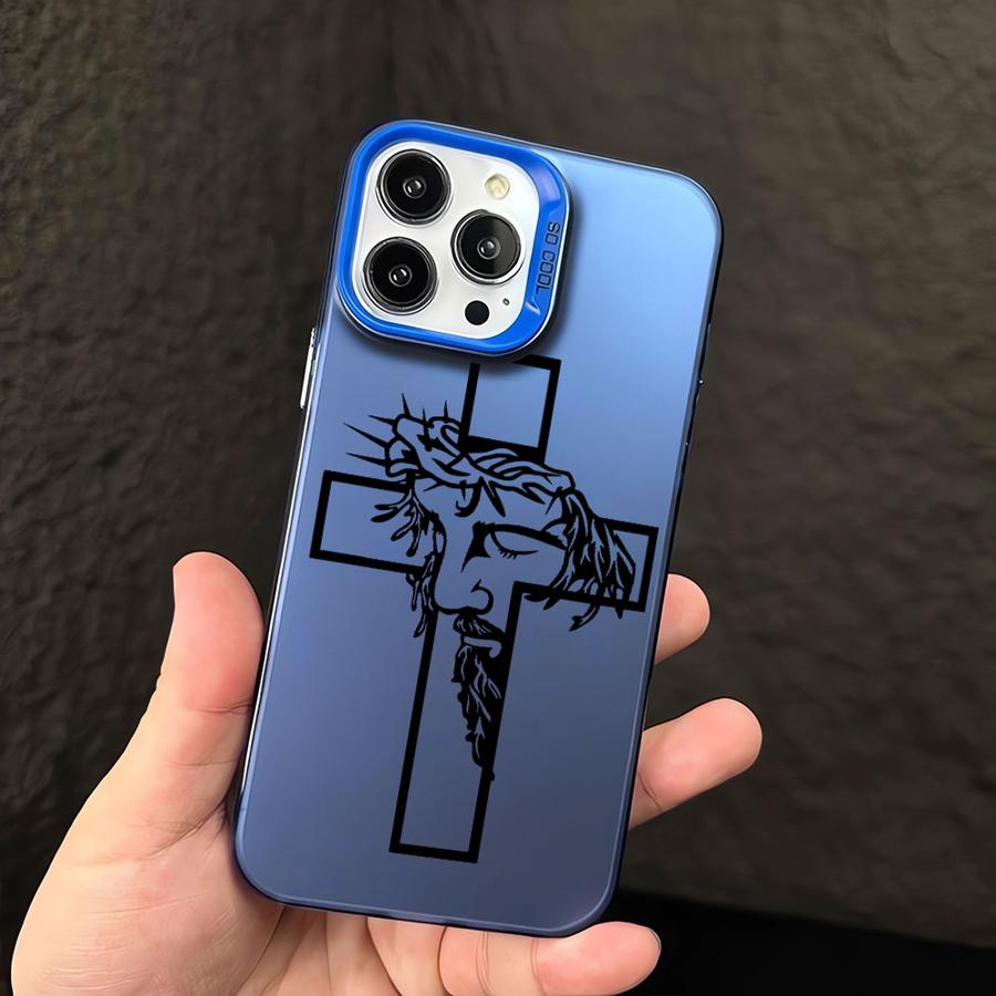

Cross Jesus Cover Case for iPhone 15 Plus 16Pro 14 Pro MAX 12 16 11 16e 13 13Pro iPhone 11