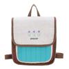 Large Capacity Stylish Colorful Striped Backpack For Kids And Parents With Modern Design