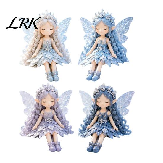 Elf Fairy Sewing Project Patchwork DIY Kit, Flower Fairies Make 4 Seasonal Craft Dolls, Beginner-Friendly for Home Decor Handmade Gift Idea