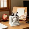 3D Printed Apples Pen Holder Roman Arch Design PLA Desk Organizer