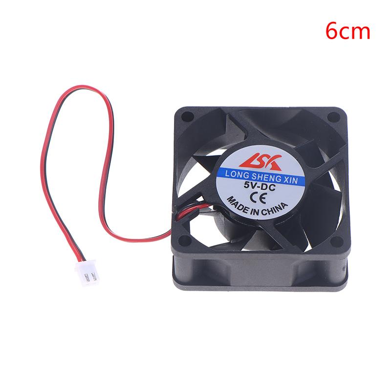 5V/12V/24V Cooling Turbo Fan Brushless 3D Printer Parts 2Pin For Extruder Dc Cooler Blower Part Black Plastic Fans