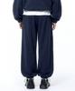 PRINOAR Sports String Single-Pleat Wide Pants - Navy