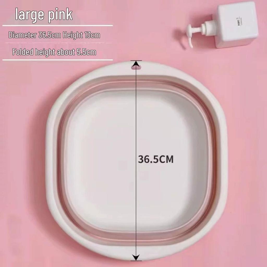 Hordozható Összecsukható Utazó Mosdótál: Kompakt, összenyomható megoldás kollégiumokba, felnőtteknek és mosodába.