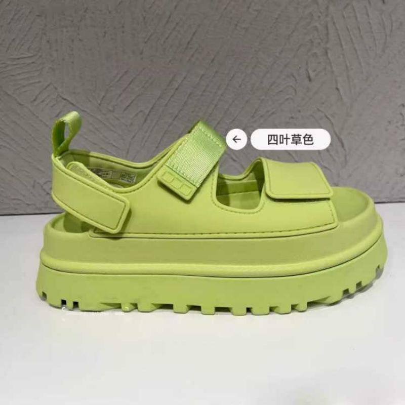 2025 spring and summer new Velcro muffin thick sole heightening comfortable versatile casual sports open-toed sandals women's outer wear