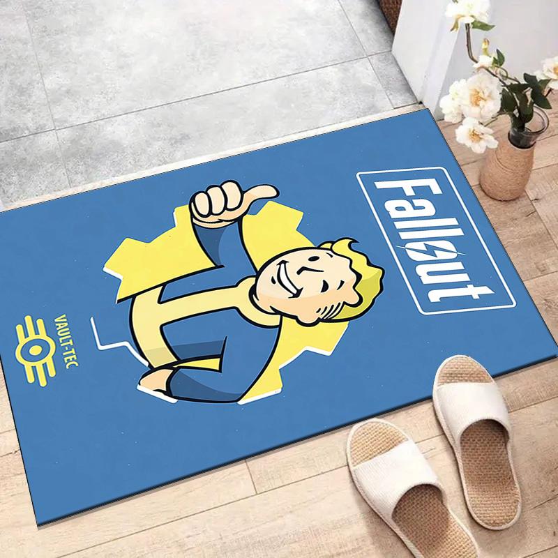 1pc NUKA-BOMBS Fallout1 Design Printed Area Rug Carpet for Bedroom Living Room Home Decor Rugs Mat Non Slip Mat Rug for Bedside