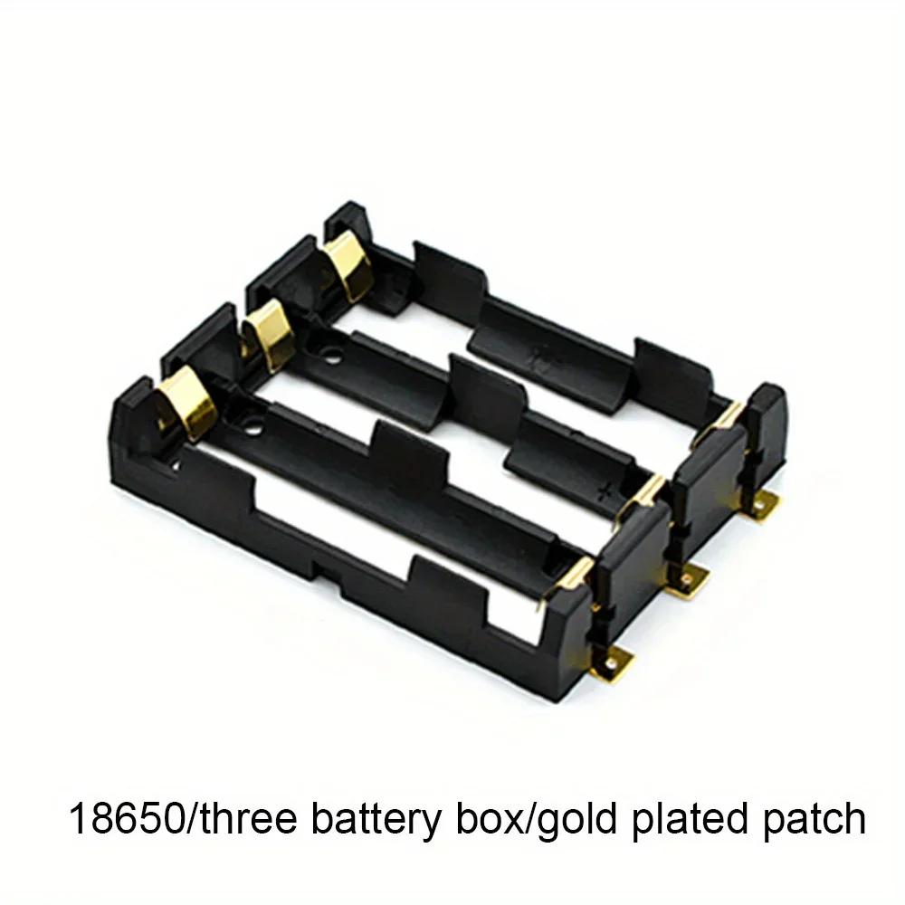 1 2 3 4 Slot 18650 SMT Battery Holder 18650 SMD Battery Box Storage Case Container Power Bank With Bronze Pins Rechargeable SMT
