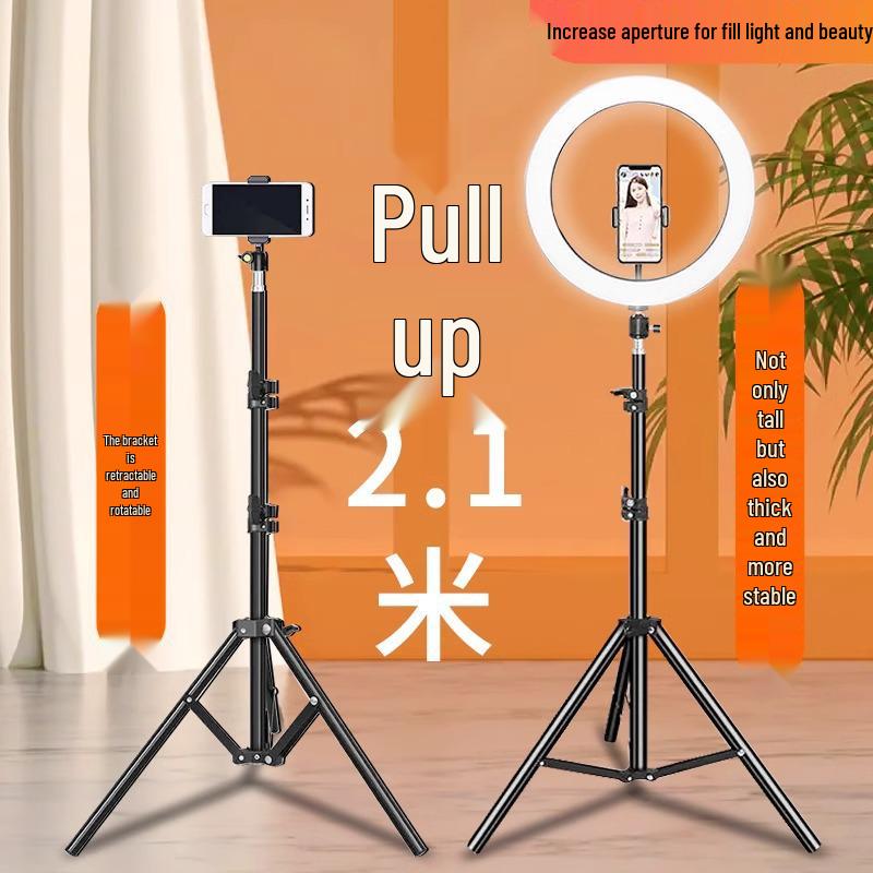 Yingwan Multifunctional Selfie Stick & Tripod with Phone Holder and Fill Light