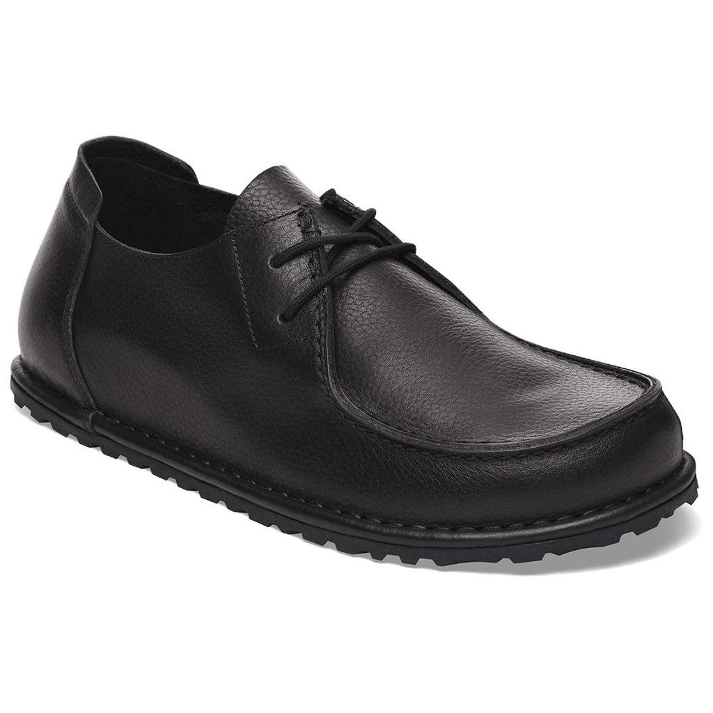 Birkenstock Utti Leather Comfortable Versatile Low-Top Casual Shoes Unisex casual shoes Black 1029579
