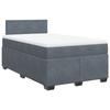 Maison Exclusive - Somier de láminas para cama y colchón Gris oscuro 120x200cm Terciopelo