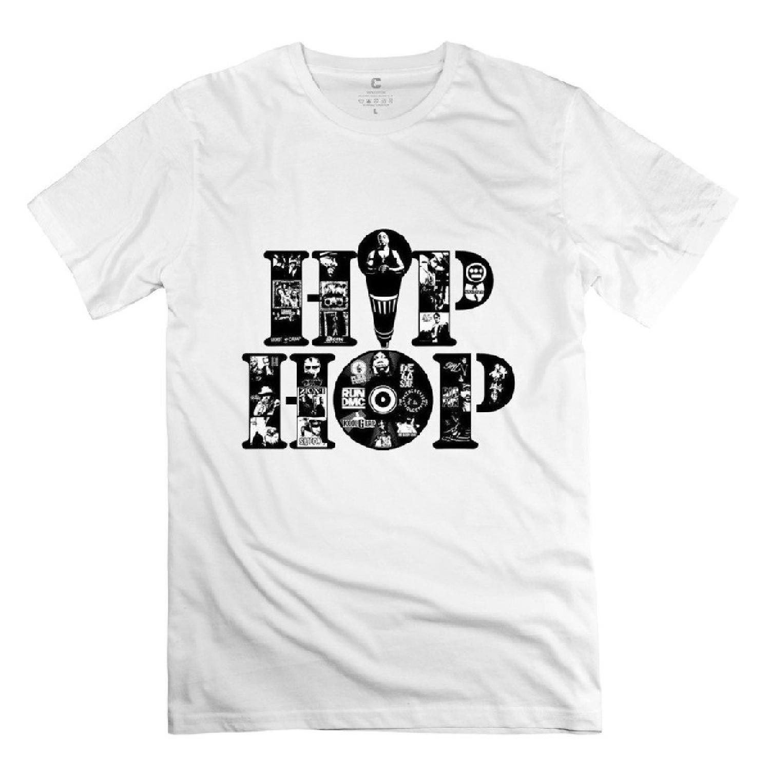 Крутая мужская футболка Hip Hop с изображением Snoop Doggy Dogg Белая Размер XS S белый