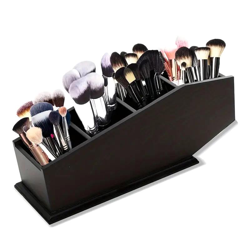 Day Of Night Coffin Shaped Makeup Brush Holder, Gothic Style Bedroom And Bathroom Decoration, Gothic Kitchen Accessories Stand