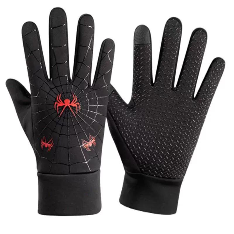 Cycling Gloves Men Autumn and Winter Warm Velvet Student Cycling Motorcycle Electric Vehicle Waterproof Hand Guard Cotton Gloves