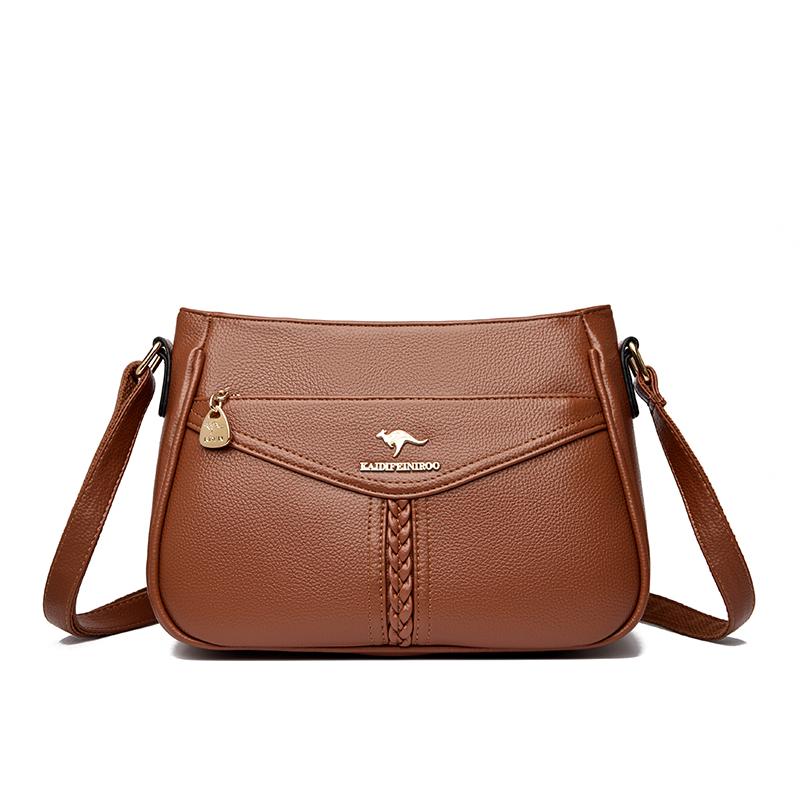 Genuine  Soft Leather Women's Handbag Trend Designer Female Crossbody Bag Fashion Casual Shoulder Messenger Handbags