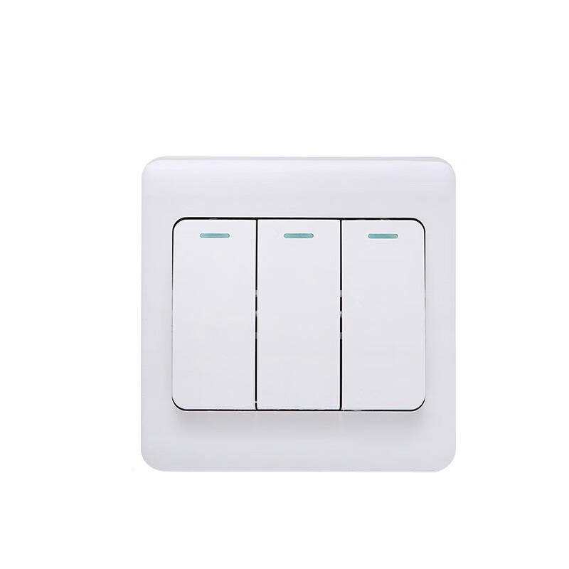Three-Gang Single Control Concealed Wall Switch