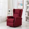 Day and Night - Day and Night Liftable Massage Chair In Reddish Brown Fabric