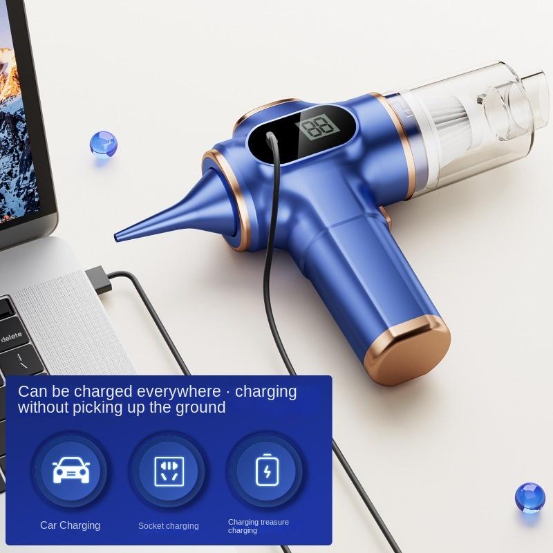 Mounted Household Blowing Suction Integrated Mini Dust Blower Wireless Vacuum Cleaner Automobile Portable Robot Vacuum Cleaner