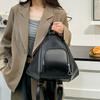 Women's Multifunctional Shoulder Bag Commuter Business Backpack Solid Color Crossbody Bag