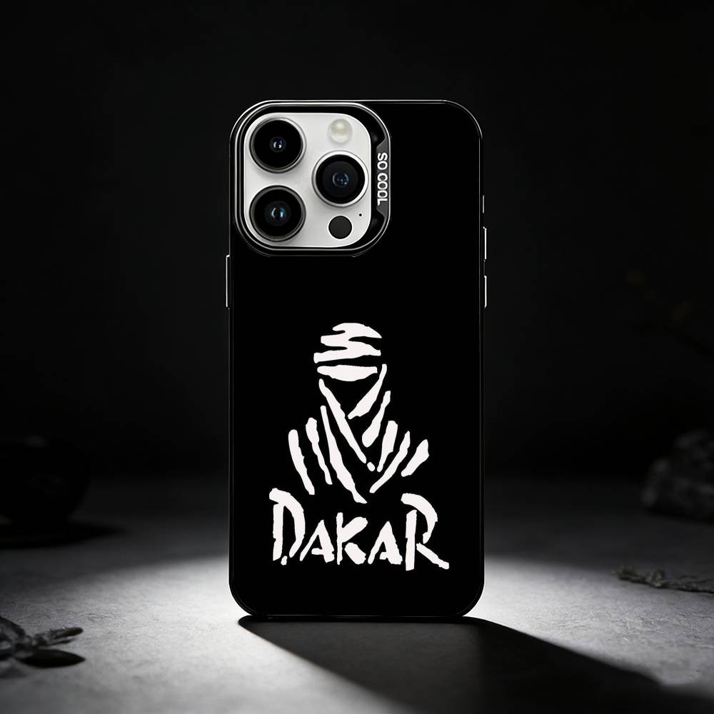 

R-Rally D-Dakar Logo Phone Case For iPhone 17,16,15,14,13,12,11 Plus,Pro Max,XS,Colored silver phone case iPhone11PROMAX