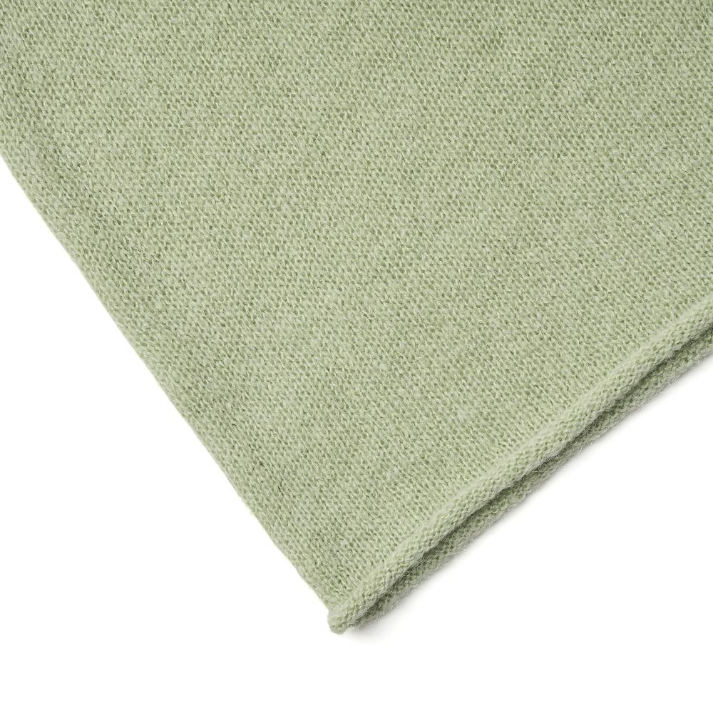 VERNO [Casual] Alpaca Piping Crew-Neck Knit Mint