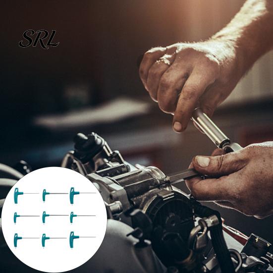 Llave Allen de Mango en T para Acceso a Espacios Estrechos, Herramienta Profesional de Acero CR-V con Eje Extendido para Reparación de Automóviles y Bicicletas y Mantenimiento Mecánico Ergonómica