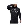Jordan Buchstabendruck Kapuzenpullover Herren Tops Schwarz FD7416-010