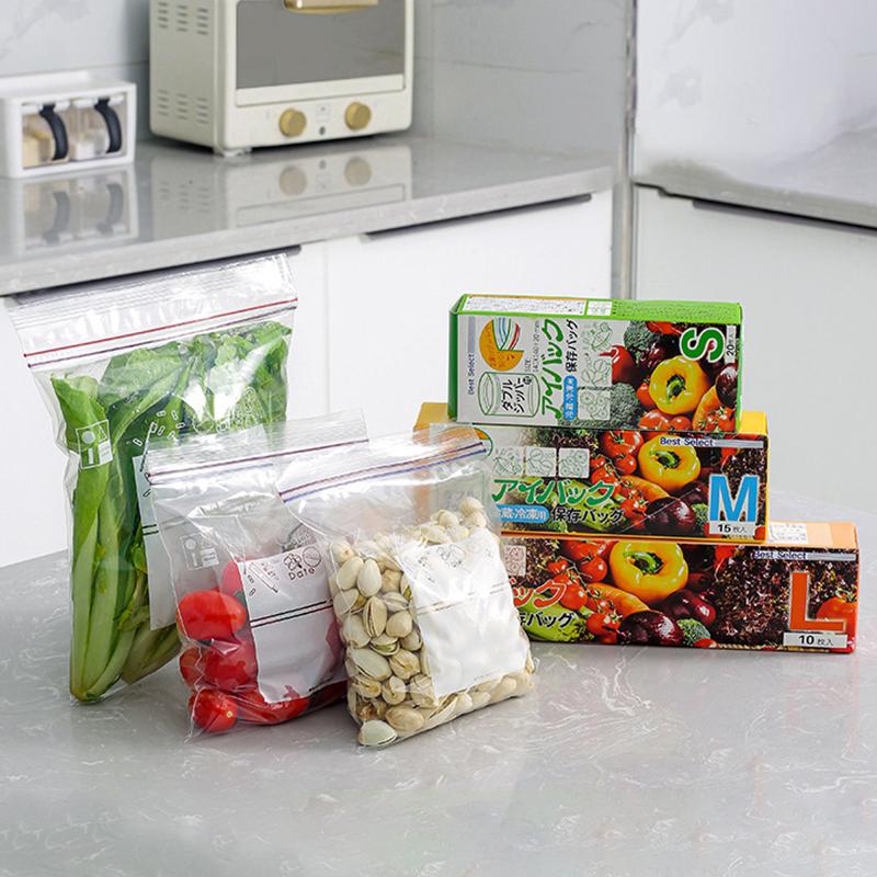 20 Stück Vakuum-Aufbewahrungsbeutel mit Absaugvorrichtung Küchenorganizer Vakuumversiegelungsbeutel Platzsparende Beutel für Kühlschrankverpackung Aufbewahrung