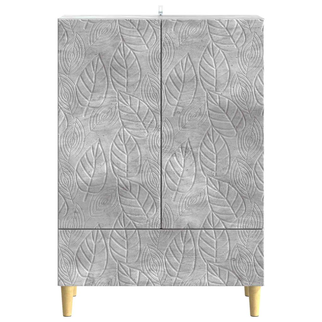 Sideboard Concrete Grey 66 x 34.5 x 95 cm Engineered Wood
