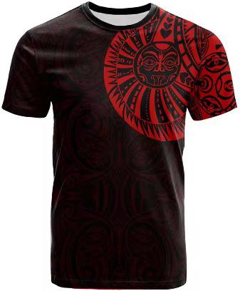 Fashion Polynesian 3D Printed T-Shirt Men's Summer Short Sleeve Hawaiian Crew Neck T-Shirt Casual Top
