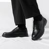 Men's Luxury casual leather shoes New Gentleman British Style Dress up party Black brown plus size Adult Derby Versatile