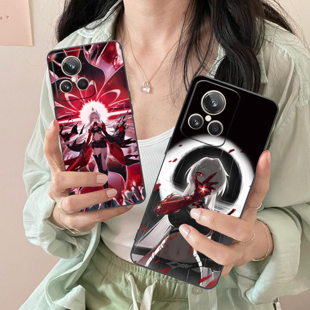 HSR Acheron Matte TPU Mobile Phone Case for Realme GT 8 Neo Pro C75 73 71 C67 65 C55 53 C35 31 C20 15 Colorful Cover